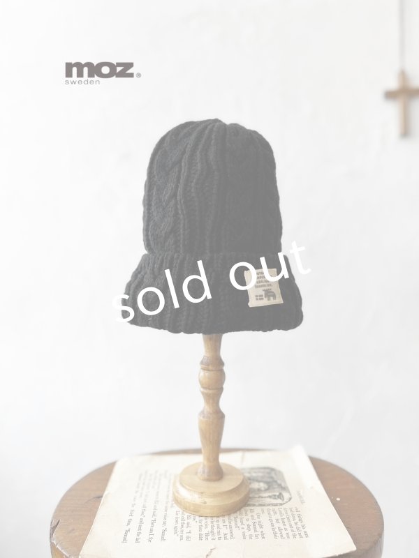 画像1: moz／ニットキャップ・ブラック (1)