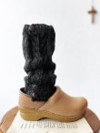画像2: Sana Hastakala／Nepal knit leg warmer・杢ブラック (2)