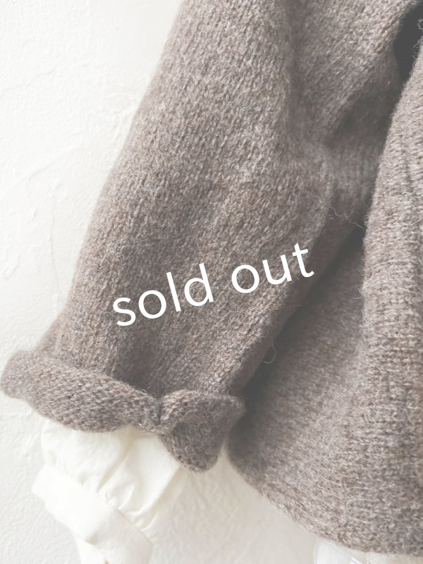 画像6: SO／2wayニットカーディガン・ブラウン (6)