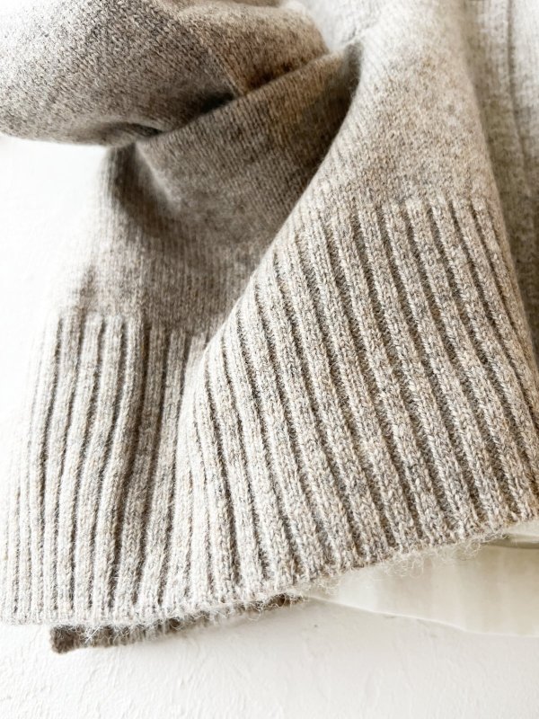 画像10: SO／サイドスリットカーディガン・ココア (10)