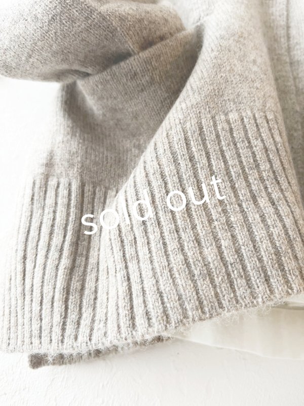 画像9: SO／サイドスリットカーディガン・チャコール (9)