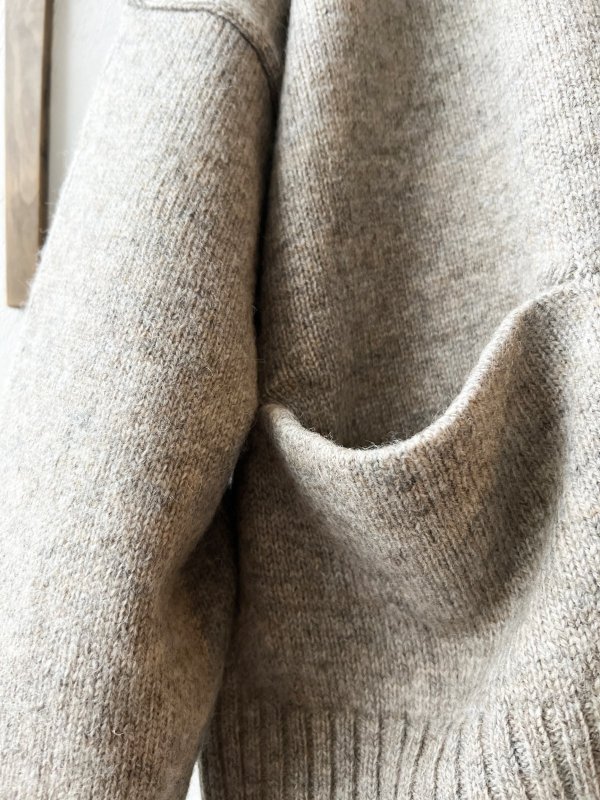 画像13: SO／サイドスリットカーディガン・オキシドレッド (13)