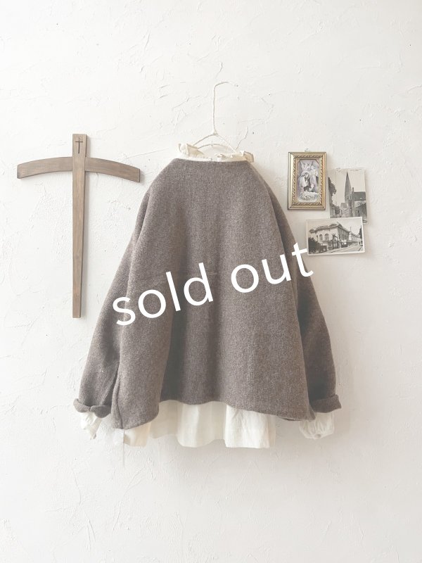 画像4: SO／2wayニットカーディガン・ブラウン (4)