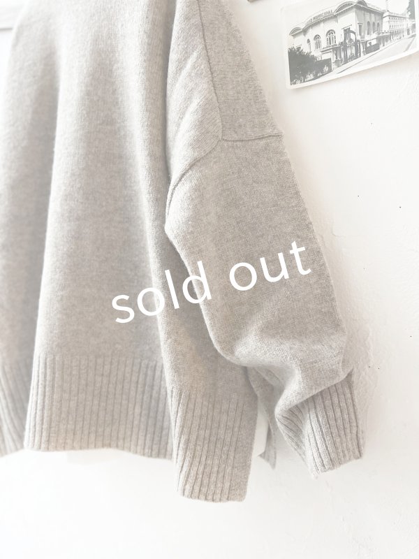 画像12: SO／サイドスリットカーディガン・サンドベージュ (12)