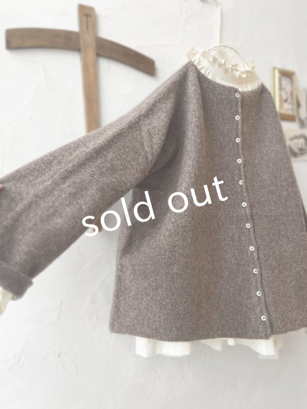 画像3: SO／2wayニットカーディガン・ブラウン (3)