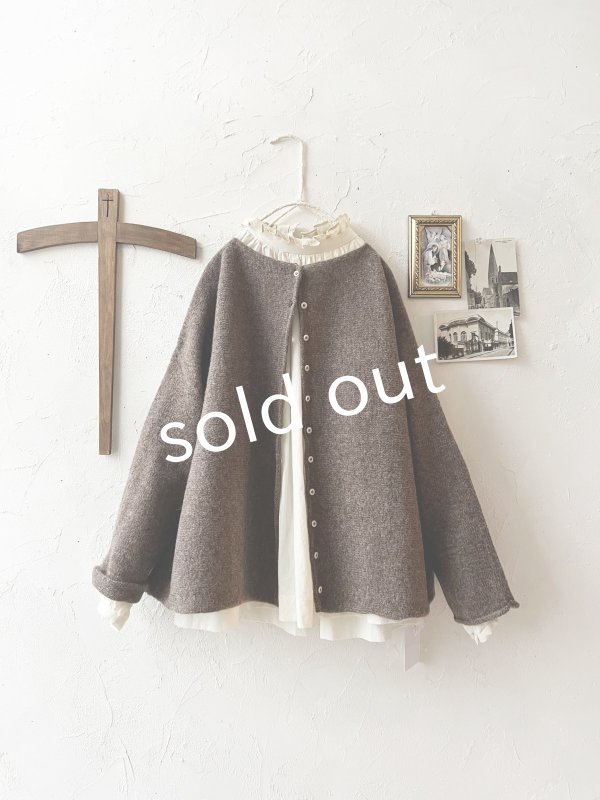 画像7: SO／2wayニットカーディガン・ブラウン (7)