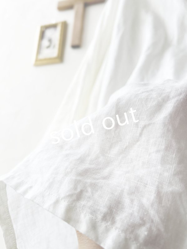 画像5: Libera&Capricciosa／オリーブオイルリネンフードプルオーバー・オフ (5)