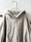 画像3: Libera&Capricciosa／天日干しリネンフードプルオーバー・フラックス (3)