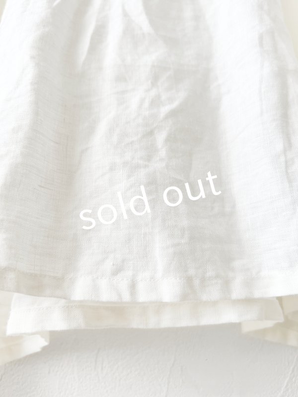 画像4: Libera&Capricciosa／オリーブオイルリネンフードプルオーバー・オフ (4)