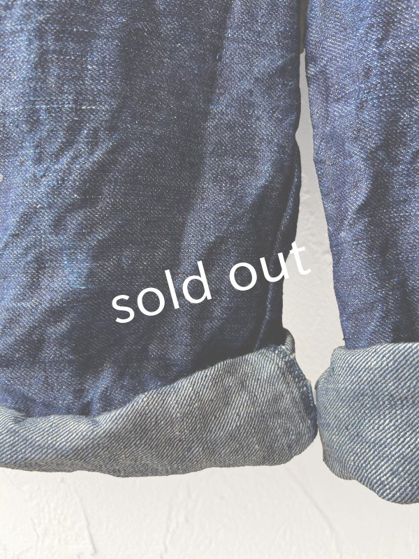 画像5: Libera&Capricciosa／リネンオーバーオール・12ozデニム (5)