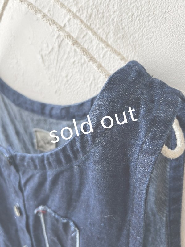 画像10: Libera&Capricciosa／リネンオーバーオール・12ozデニム (10)