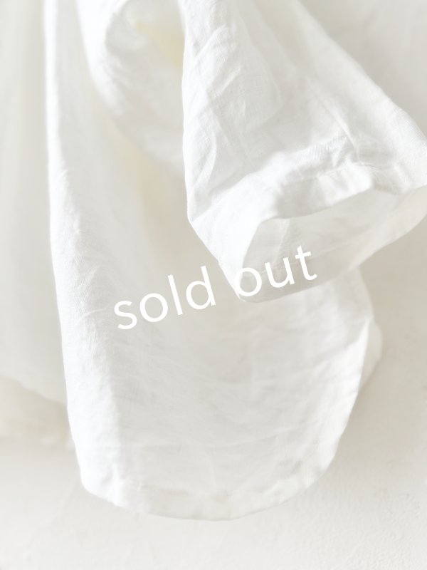 画像6: Libera&Capricciosa／オリーブオイルリネンフードプルオーバー・オフ (6)