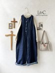 画像1: Libera&Capricciosa／リネンオーバーオール・12ozデニム (1)
