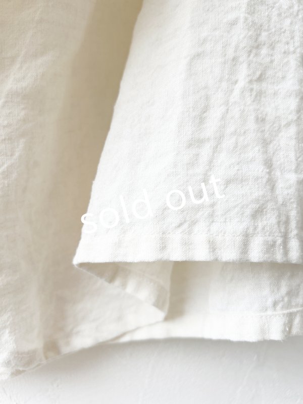 画像2: Libera&Capricciosa／天日干しリネンフードプルオーバー・オフ (2)