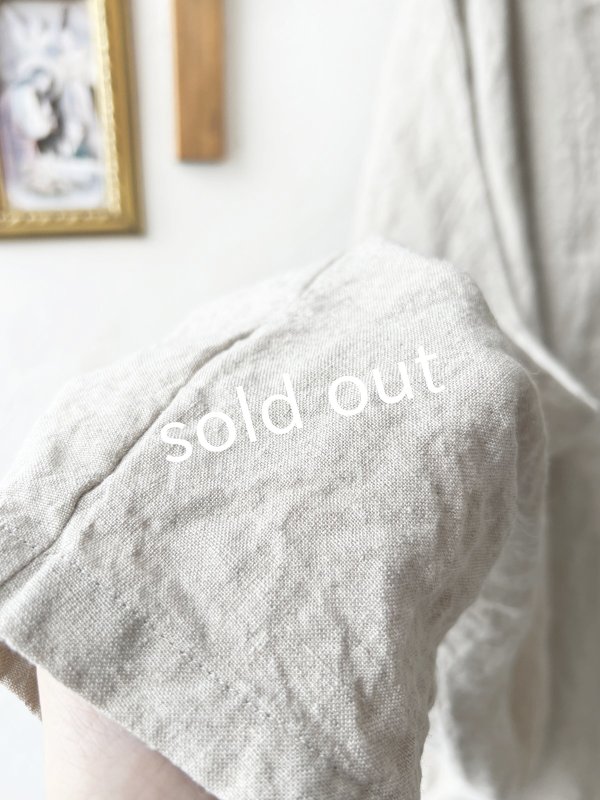 画像12: Libera&Capricciosa／天日干しリネンフードプルオーバー・オフ (12)