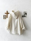 画像5: Libera&Capricciosa／天日干しリネンフードプルオーバー・オフ (5)