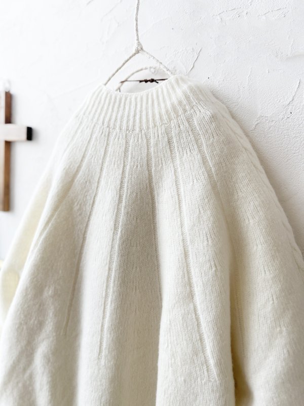 画像9: SO／アランニットプルオーバー・アイボリー (9)