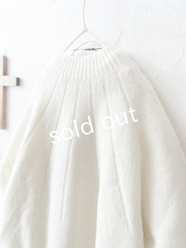 画像9: 【SALE】SO／アランニットプルオーバー・アイボリー (9)