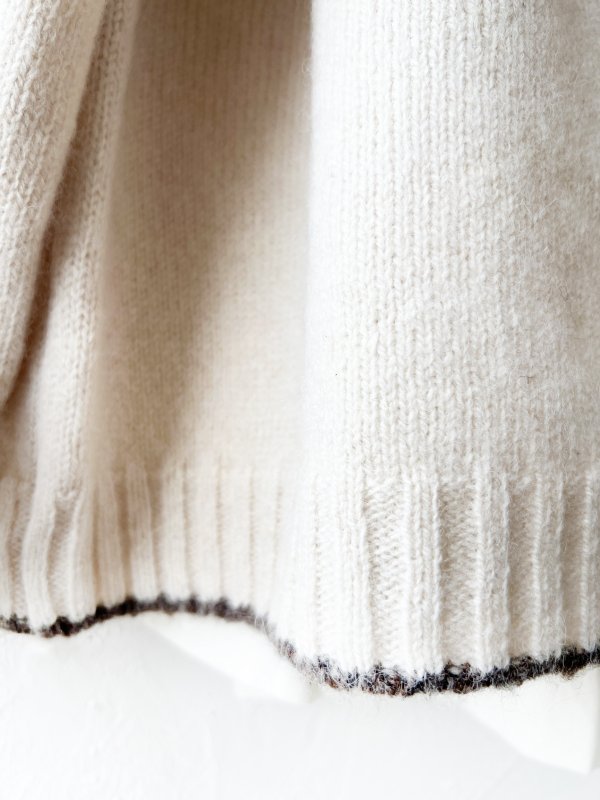 画像4: SO／ノルディックニットプルオーバー・オートミール (4)