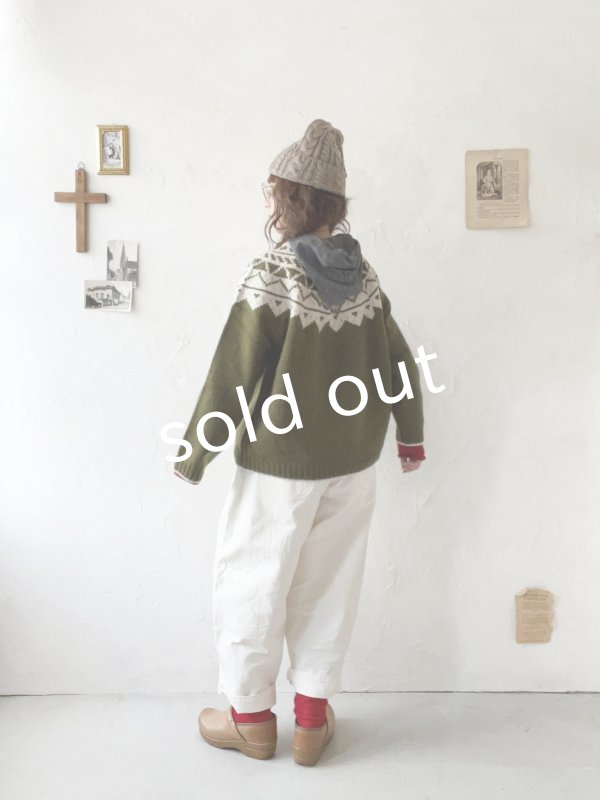 画像11: SO／ノルディックニットプルオーバー・ブラッドレッド (11)