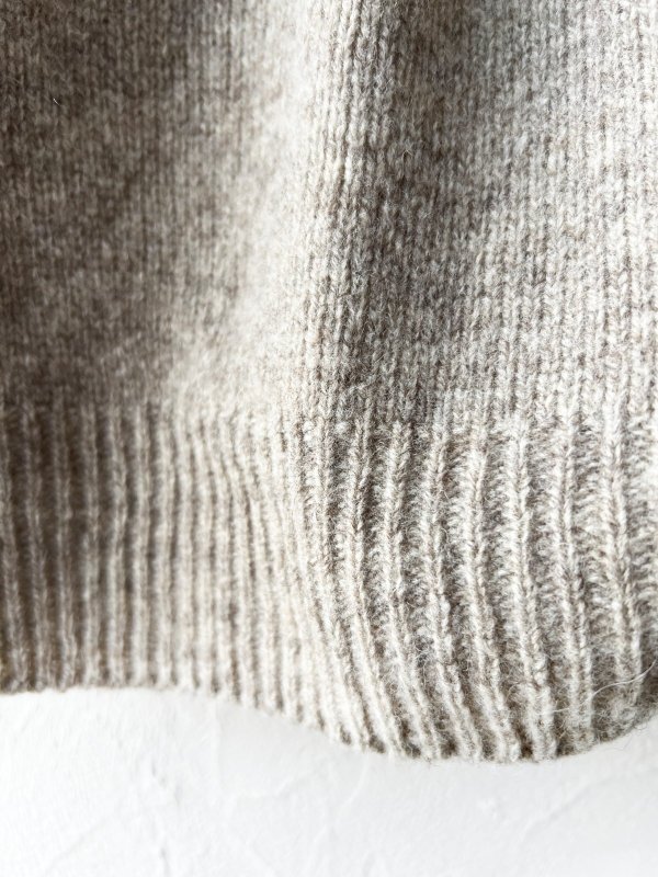 画像4: SO／アランニットプルオーバー・ベージュ (4)