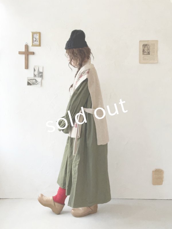 画像11: SO／チロリアンニットベスト・オートミール×ブラック (11)