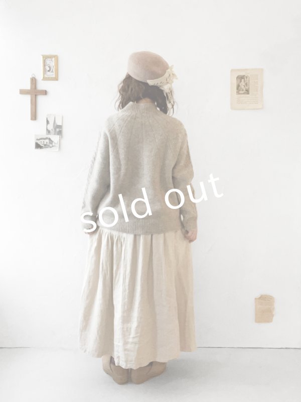 画像10: SO／アランニットプルオーバー・ベージュ (10)