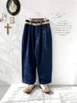 画像1: SO／デニムテーパードパンツ  ・インディゴ (1)