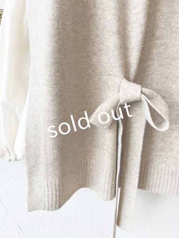 画像8: SO／チロリアンニットベスト・オートミール×ブラック (8)
