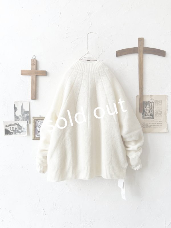 画像8: 【SALE】SO／アランニットプルオーバー・アイボリー (8)