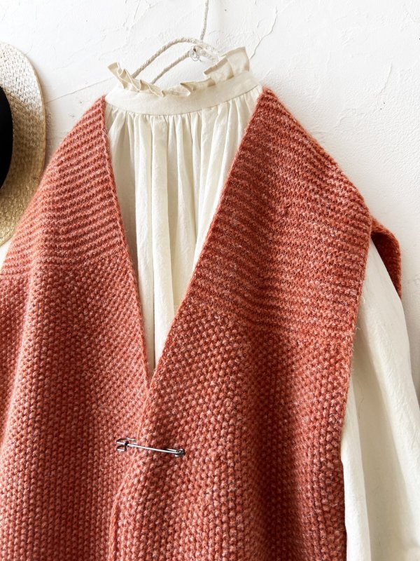 画像2: SO／シェットリノピン付きベスト・オレンジ (2)