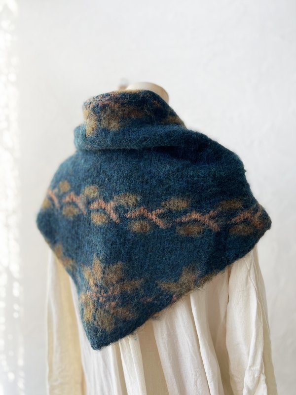 画像4: SO／モヘアノルディックストール・アイアンブルー (4)