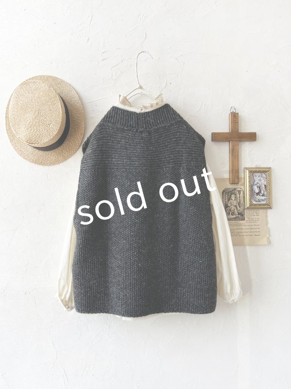 画像6: SO／シェットリノピン付きベスト・チャコール (6)