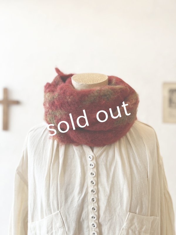 画像5: SO／モヘアノルディックストール・レッド (5)