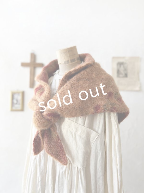 画像2: 【SALE】SO／モヘアノルディックストール・オレンジ (2)