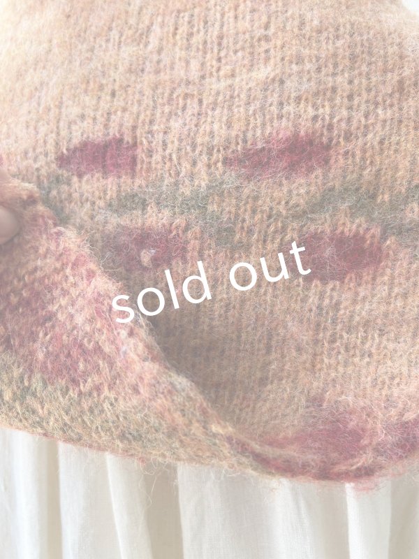 画像5: 【SALE】SO／モヘアノルディックストール・オレンジ (5)