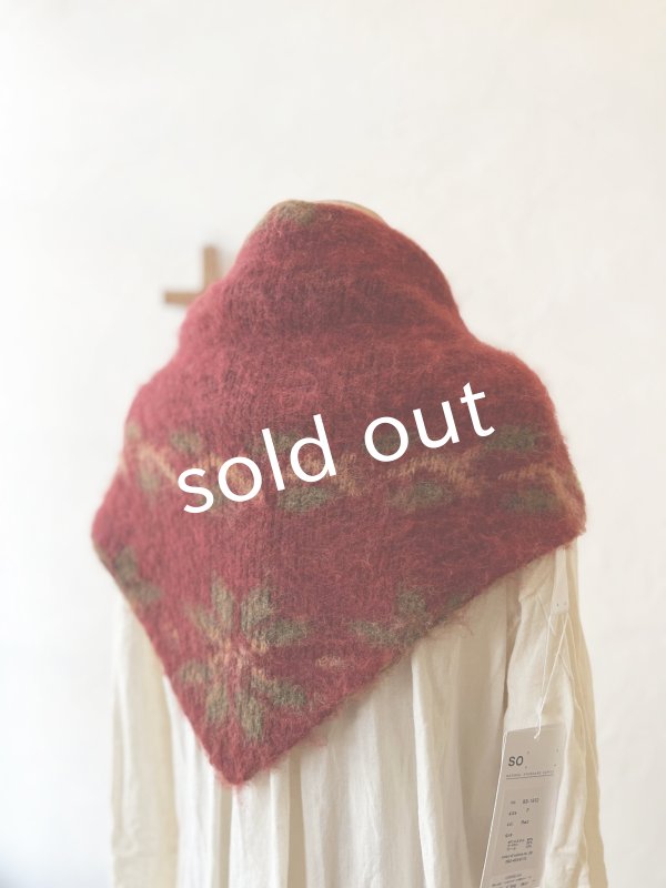 画像4: SO／モヘアノルディックストール・レッド (4)