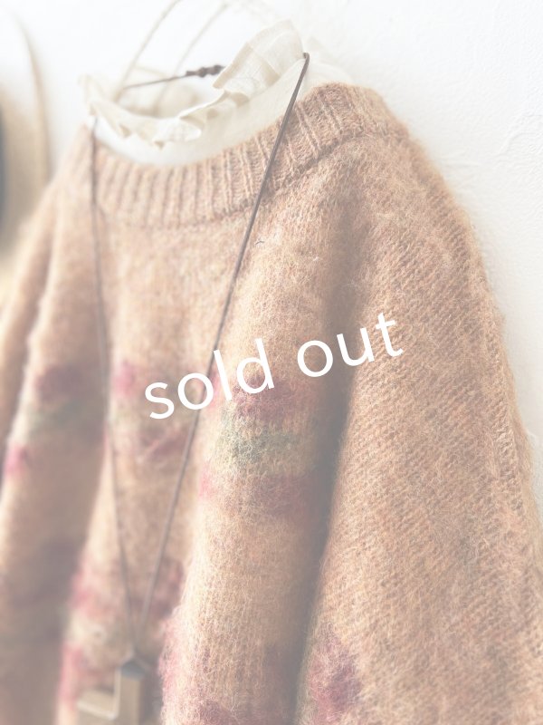 画像5: 【半額SALE】SO／モヘアノルディックプルオーバー・オレンジ (5)