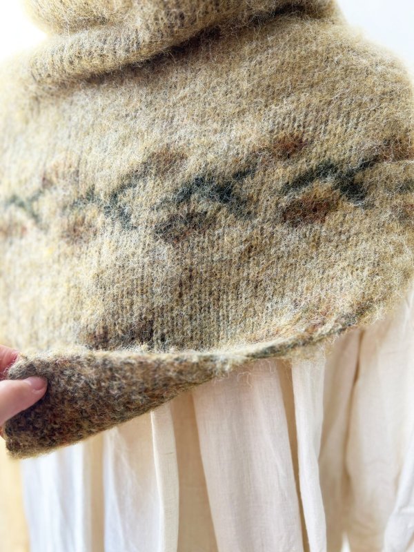 画像5: SO／モヘアノルディックストール・ウィローグリーン (5)