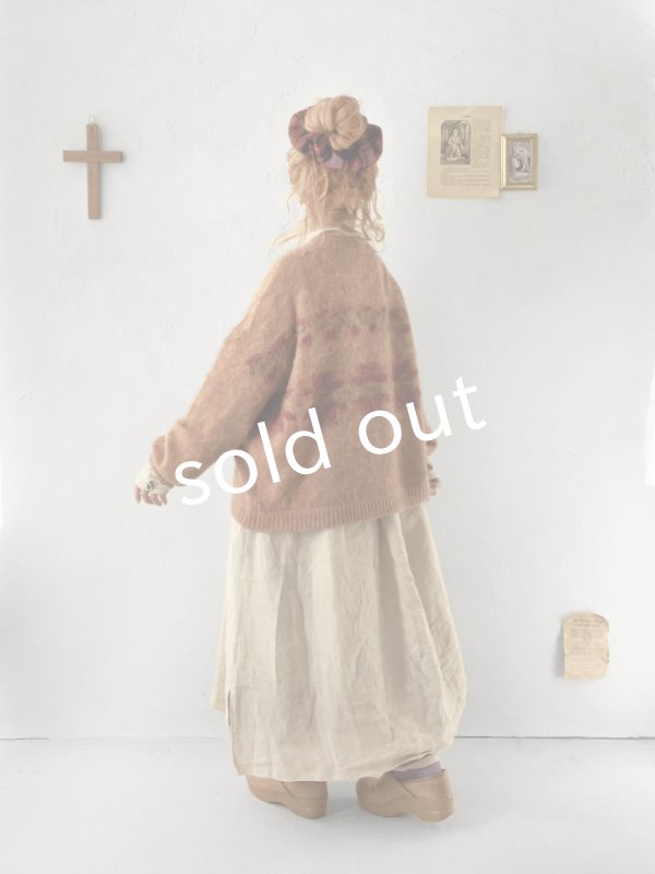 画像8: 【半額SALE】SO／モヘアノルディックプルオーバー・オレンジ (8)