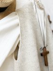 画像7: SO／シェットリノピン付きベスト・ナチュラル (7)