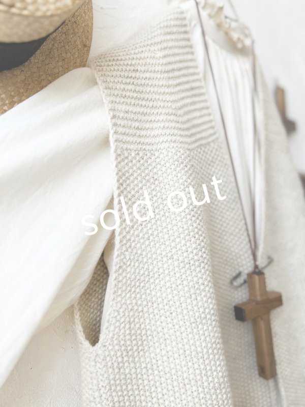 画像7: SO／シェットリノピン付きベスト・ナチュラル (7)