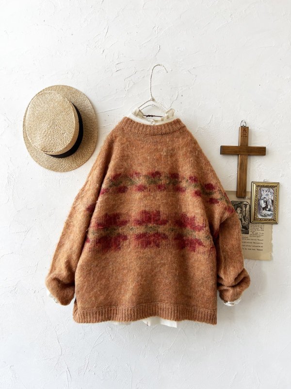 画像6: SO／モヘアノルディックプルオーバー・オレンジ (6)