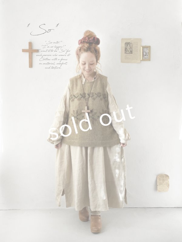 画像9: 【半額SALE】SO／モヘアノルディックベスト・レッド (9)