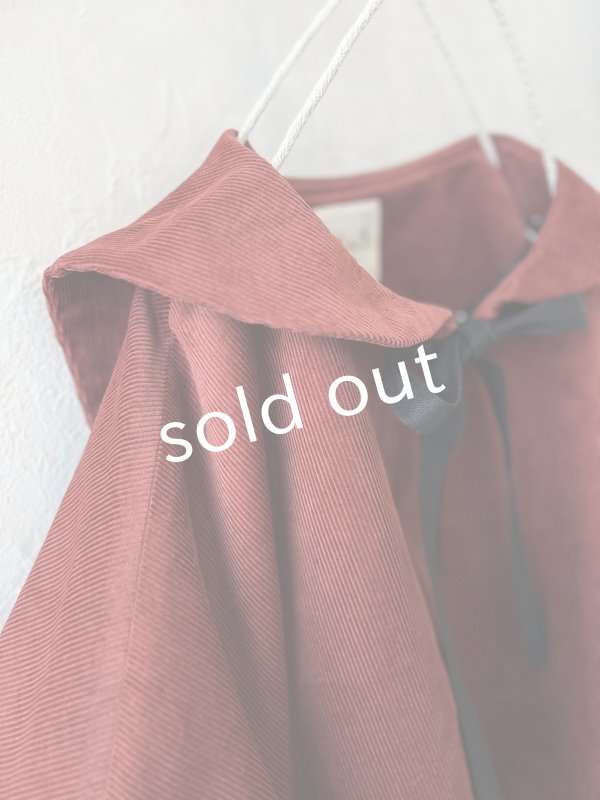 画像17: MARCHE' DE SOEUR／セーラ襟のタッセルちびコート・クラシカルレッド (17)