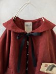 画像16: MARCHE' DE SOEUR／セーラ襟のタッセルちびコート・クラシカルレッド (16)