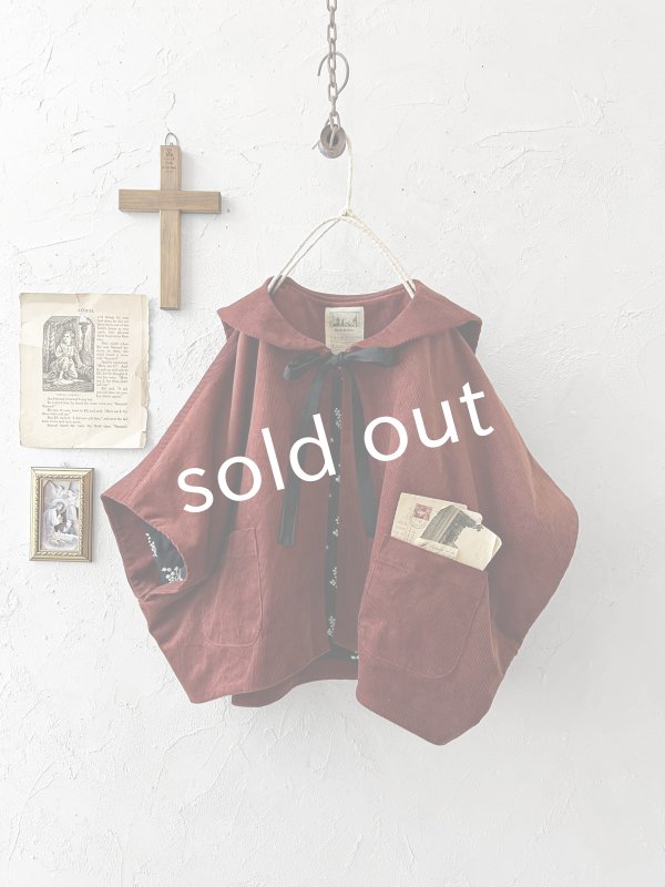 画像14: MARCHE' DE SOEUR／セーラ襟のタッセルちびコート・クラシカルレッド (14)