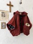 画像15: MARCHE' DE SOEUR／セーラ襟のタッセルちびコート・クラシカルレッド (15)