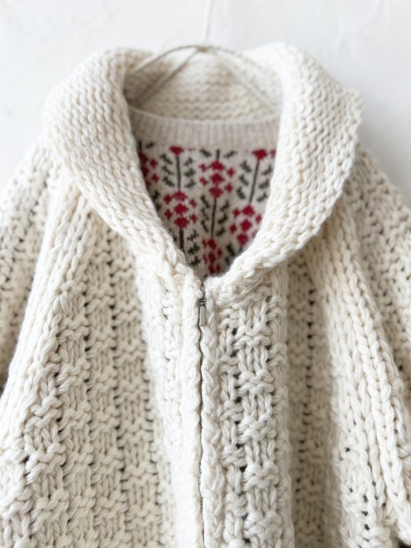 画像9: SO／ざっくりニットカーディガン・アイボリー (9)