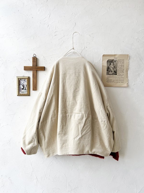 画像3: SO／綾コーデュロイコクーンジャケット・ライトベージュ (3)